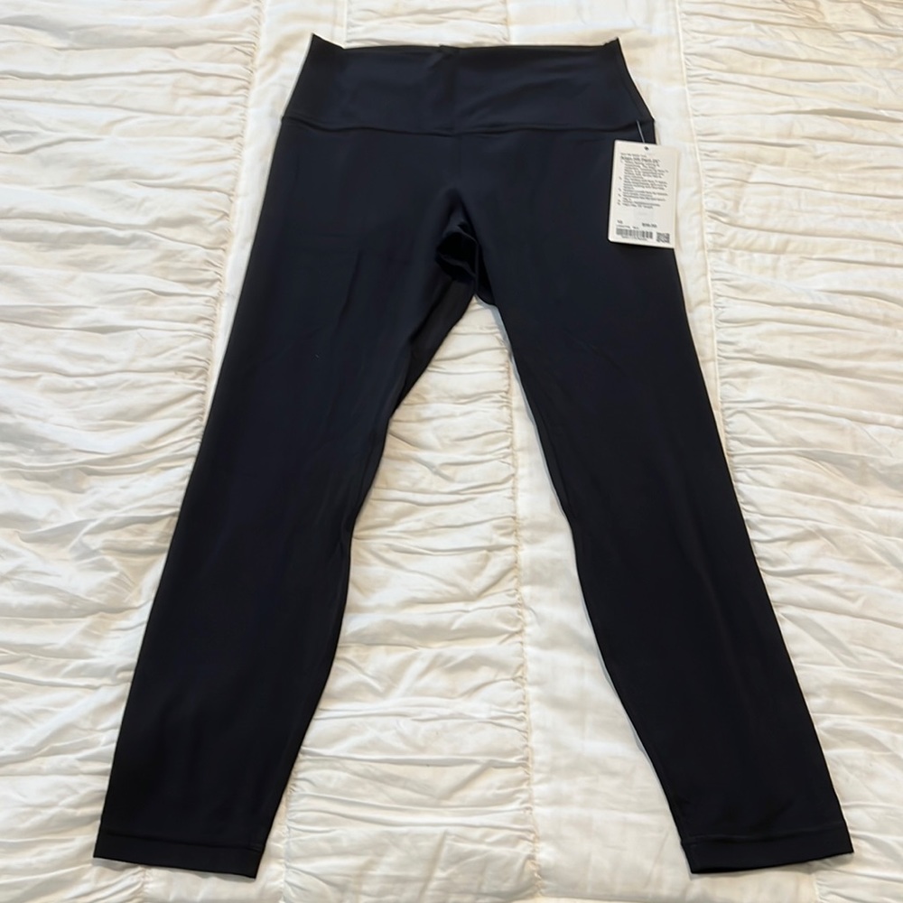 lululemon Align High-Rise Pant 25"- Black - Size 10